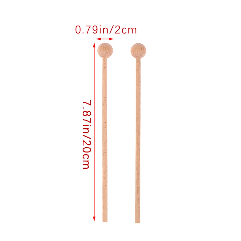 Description Picture 6 of item1Pair Wood Mallets Percussion Sticks for Xylophone Knocking Sticks Hammer Children's Percussion Instruments
