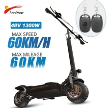 10 inch Off Road Electric Scooter 60 km/h Adult E Scooter Foldable Electric Skateboard 60KM Long Range E Scooter with Remote Key