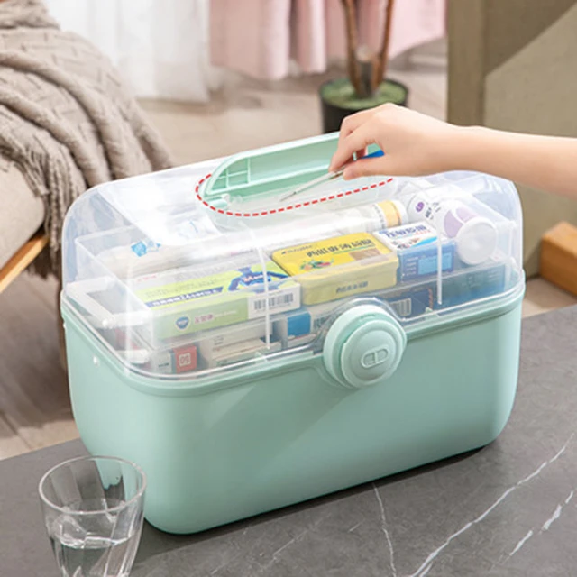 First Aid Kit Medical Storage Box Container  First Aid Kit Medical Box  Organizer - Storage Boxes & Bins - Aliexpress