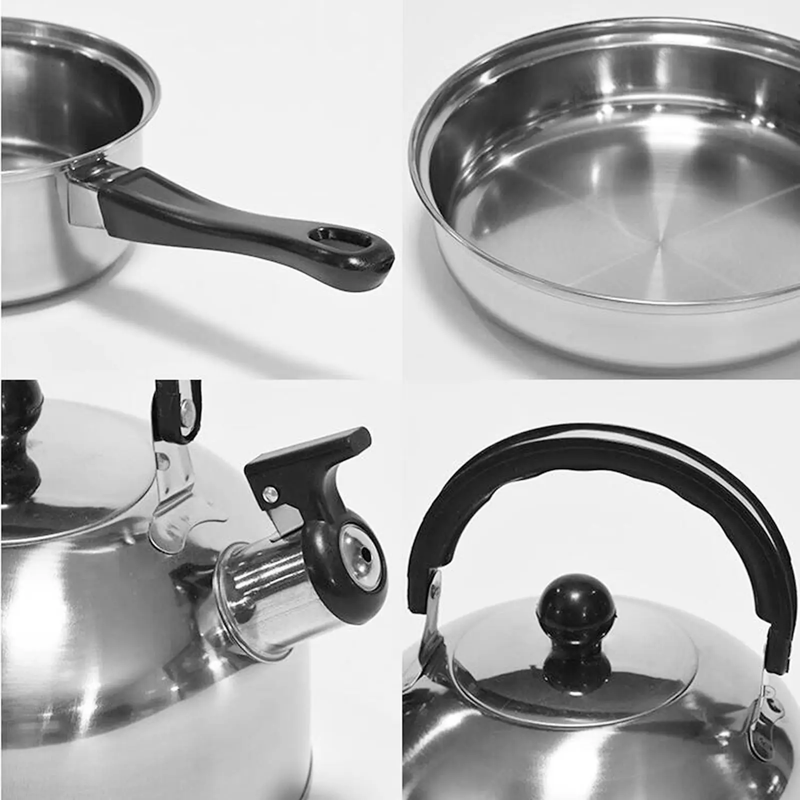 Home Kitchen Cookware Sets Practical Noodles Pot Frying Pan Sturdy Pots and Pans for Restaurant Home Camping Kitchen Sauce