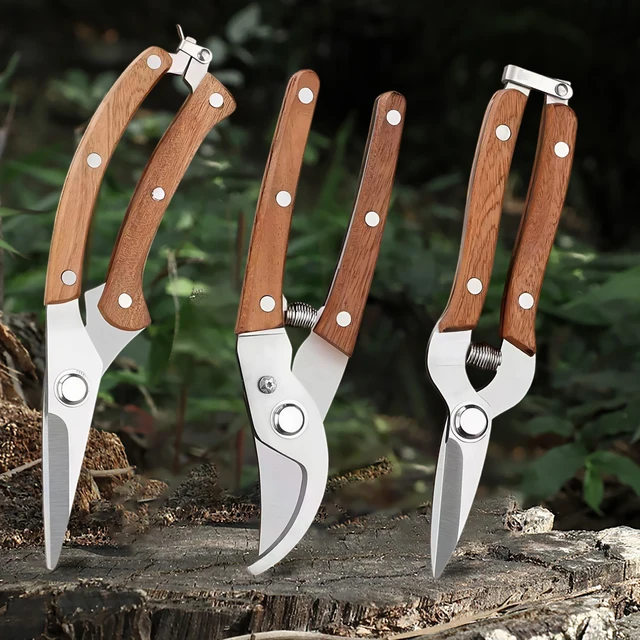 1/3PCS, Gardening Shears Flower Branch Scissors Garden Scissors Stainless Steel Potted Pruning Branch Shears Pruning Tool