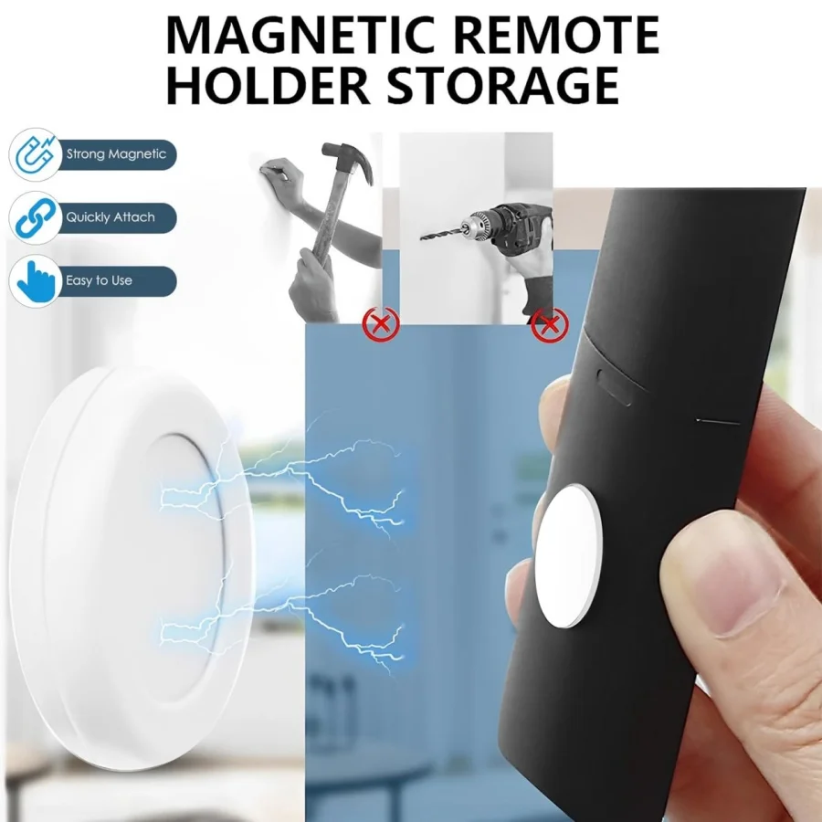 Description Picture 5 of itemA Circular Storage Hook Multi-Purpose Wall Mounted Fixing Tool Hole Free TV And Air Conditioning Remote Control Magnetic