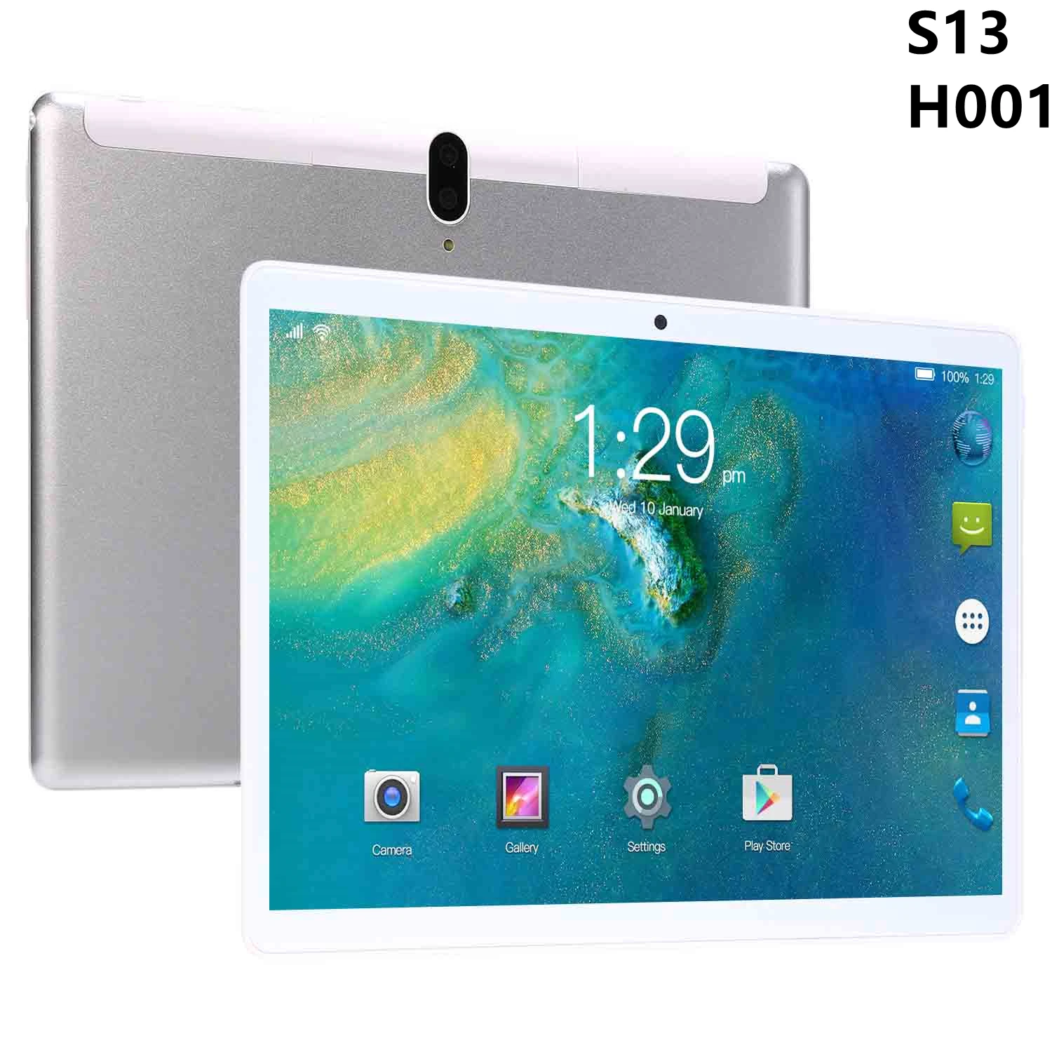 Laptop 8800mAh 10 Core S13 Firmware Dual SIM Tablet PC 5G Hоутбук Android 10 12GB 512GB 10.1 Inch Google Netbook GPS LTE Pad Pro best drawing tablet Tablets