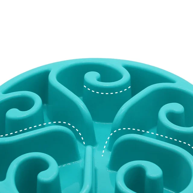 Pet Dog Slow Feeder Bowl Fun Non Slip Anti-Gulping Slower Food Feeding Dishes Eco Dog food anti tipping pet supplies 5