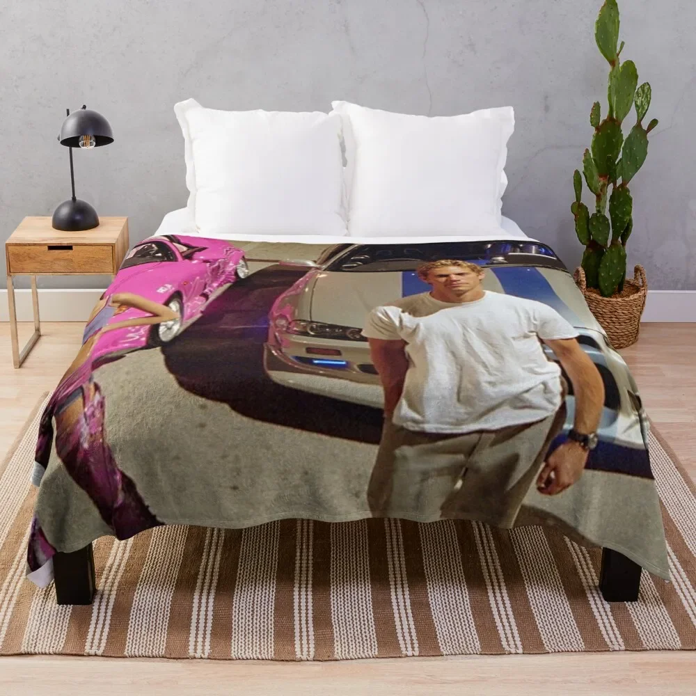 Brian And Suki- 2 Fast 2 Furious Throw Coperta Beach Bed Decorazione Natalizia Coperte Singole