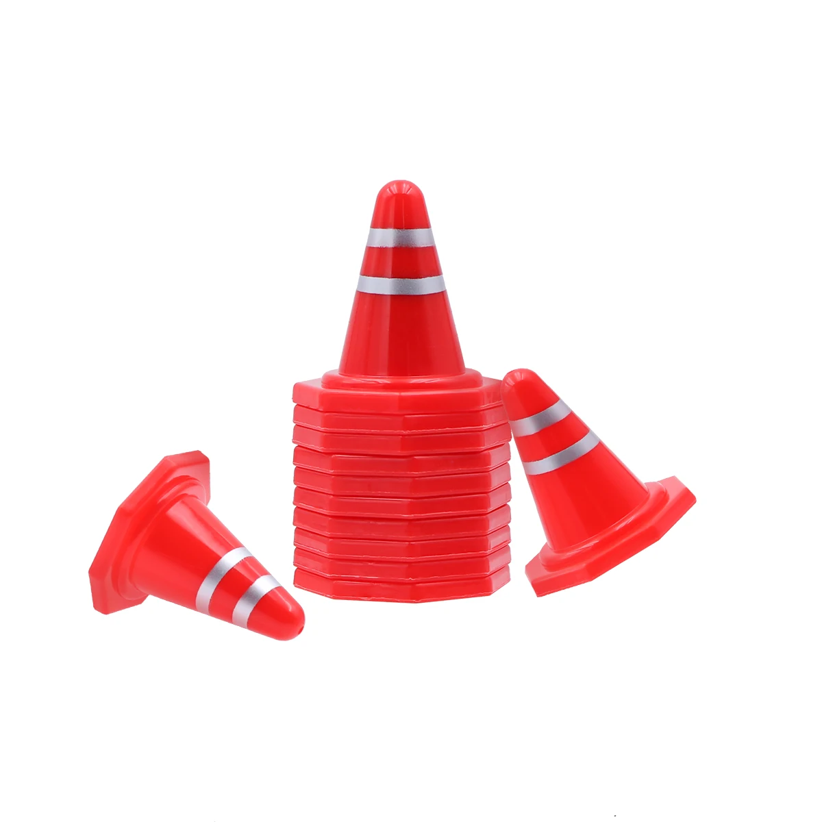 40 Pièces Mini Cônes De Signalisation - Jouets éducatifs Circulation Routière Pour Enfants, Apprentissage Interactif - 6