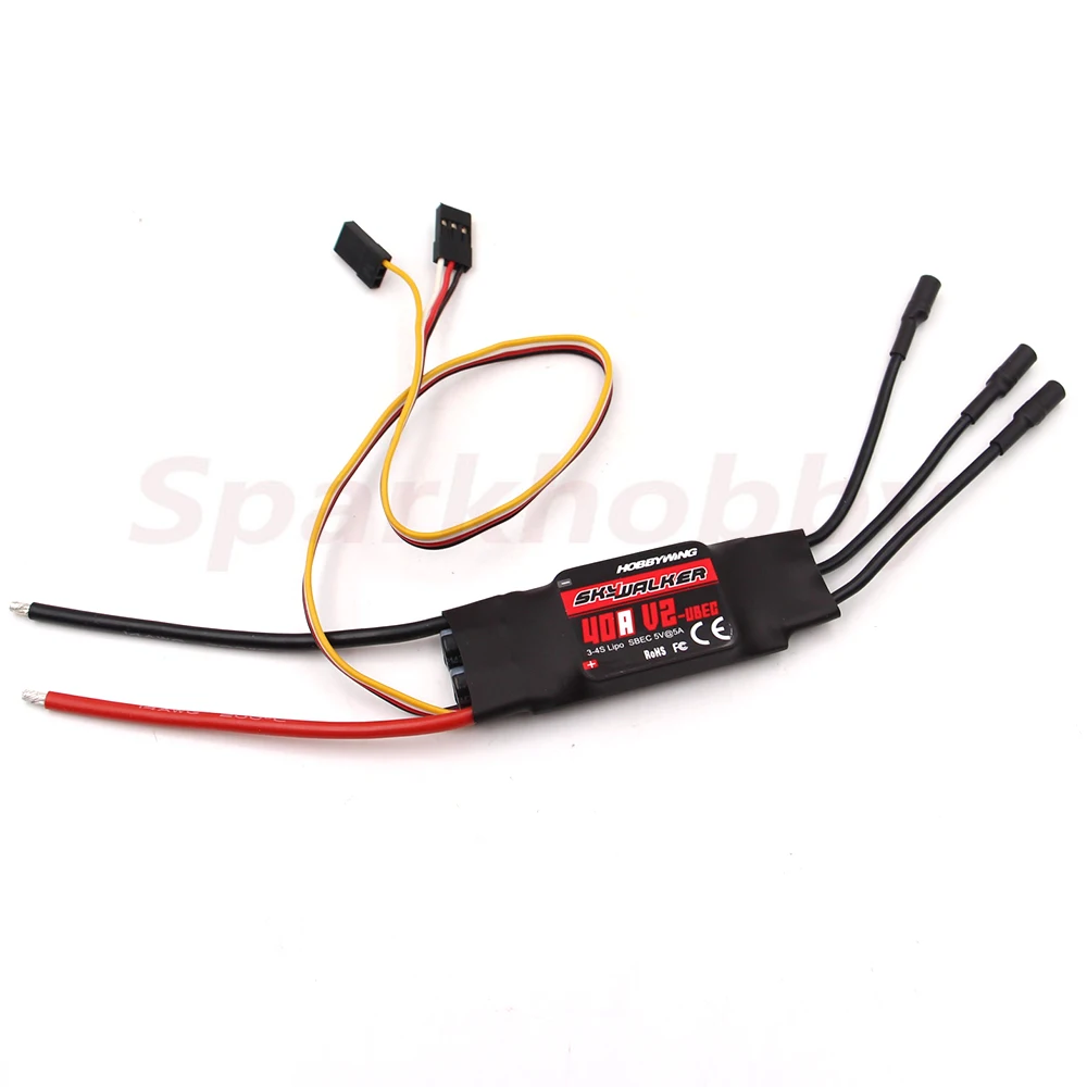 ESC Brushless 12A-80A Con UBEC Per FPV Drone, Quadricottero E Ala Fissa – Regolatore Di Velocità BLHeli