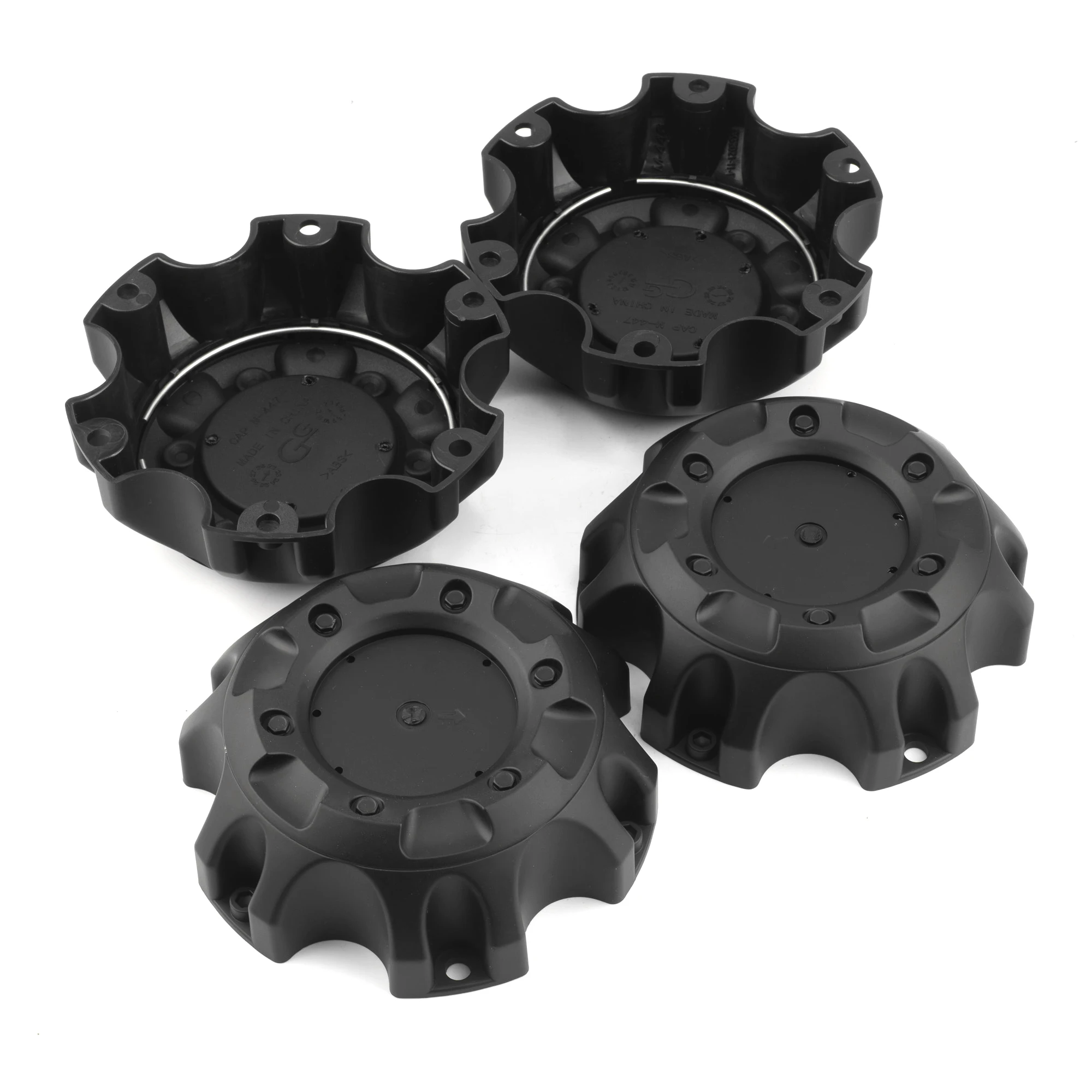 GTownworks 1/4개 141.5mm 외경 알로이 휠용 센터 캡 1001-58 1001-58C (FUEL 1001-58 휠 허브 캡 림 커버 자동차 스타일링용)