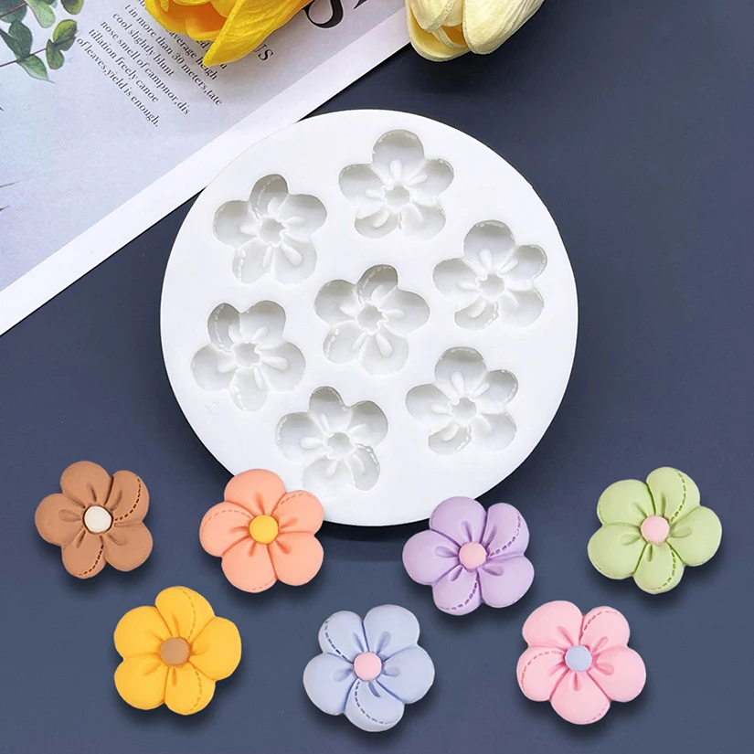 Flower Rose Silicone Mold for Resin Craft Fondant Chocolate Candy Sugarcraft Baking Mou... - SKU FRSM0913 - UGI Packaging