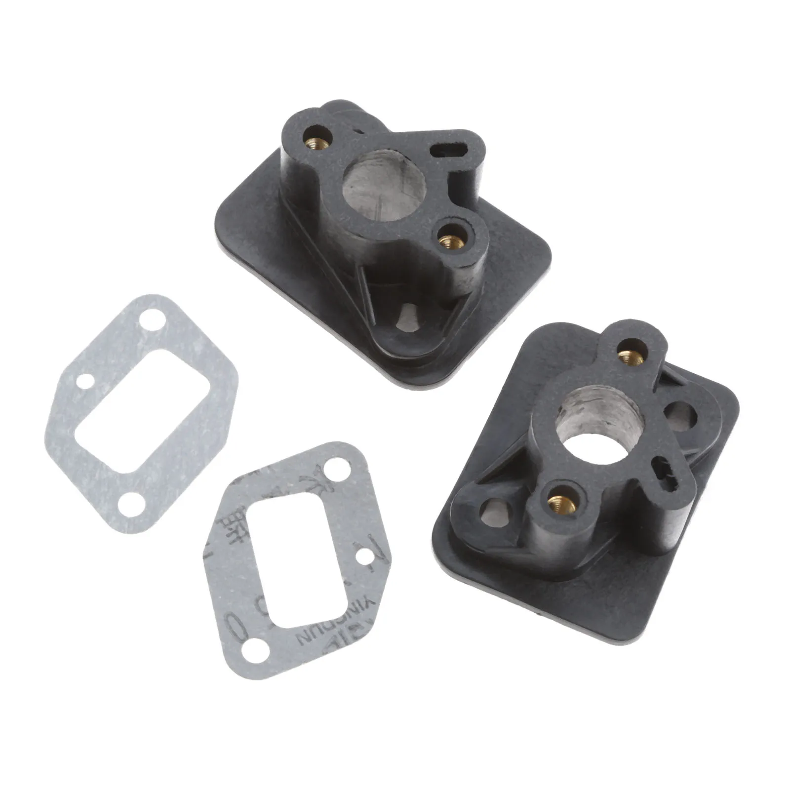 4pcs 기화기 키트 브러시 커터 잔디 트리머 예비 부품 흡기 매니폴드 가스켓 1E40F-5 44F-5 BC430 CG430 CG520 43CC 52CC