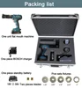GhionChion portable tube squaring machine for round thin-walled pipe end flatten burr-free quality 6