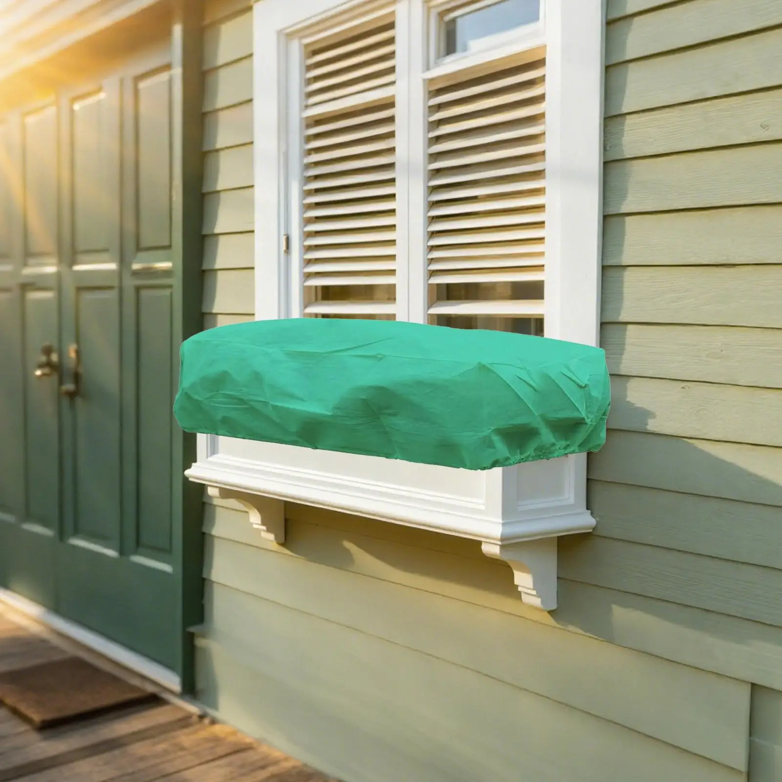 직사각형 식물 상자 커버 서리 방지 겨울 식물 보호대 정밀한 맞춤형 실내외 발코니 파티오 정원 식물용