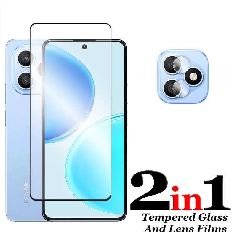 6in1 Für Honor X8d Glas Für Honor X8d Gehärtetem Glas 2,5 D Volle Abdeckung Screen Protector Für Honor X8d Objektiv Film – Detail 3