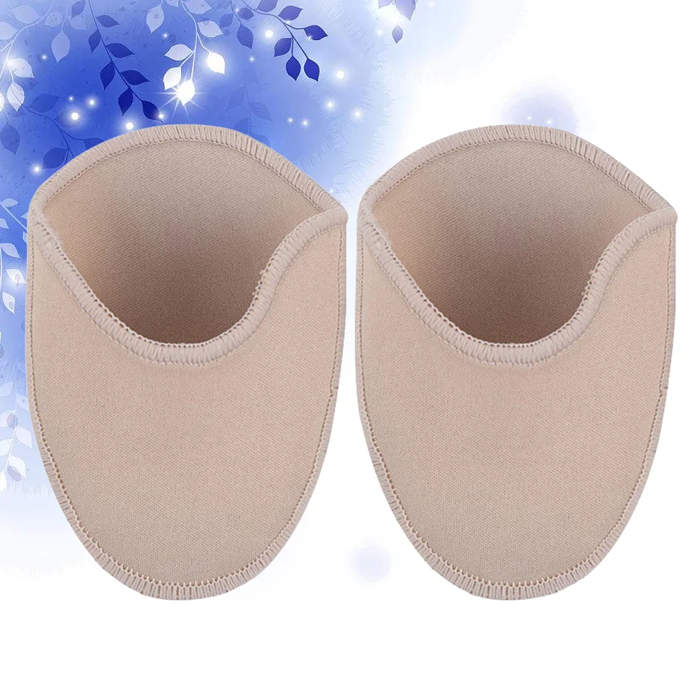 1 Pair of Foot Toe Covers Elastic Toe Caps Dancing Half Socks Forefoot Guard Dance Foot Gloves for Female 115x95cm