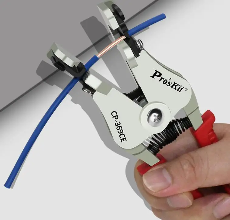 Proskit Automatic Wire Stripping Pliers CP-369CE Wire Stripping Pliers  Crimping Plier Diagonal Cutting Pliers Peeled Pliers