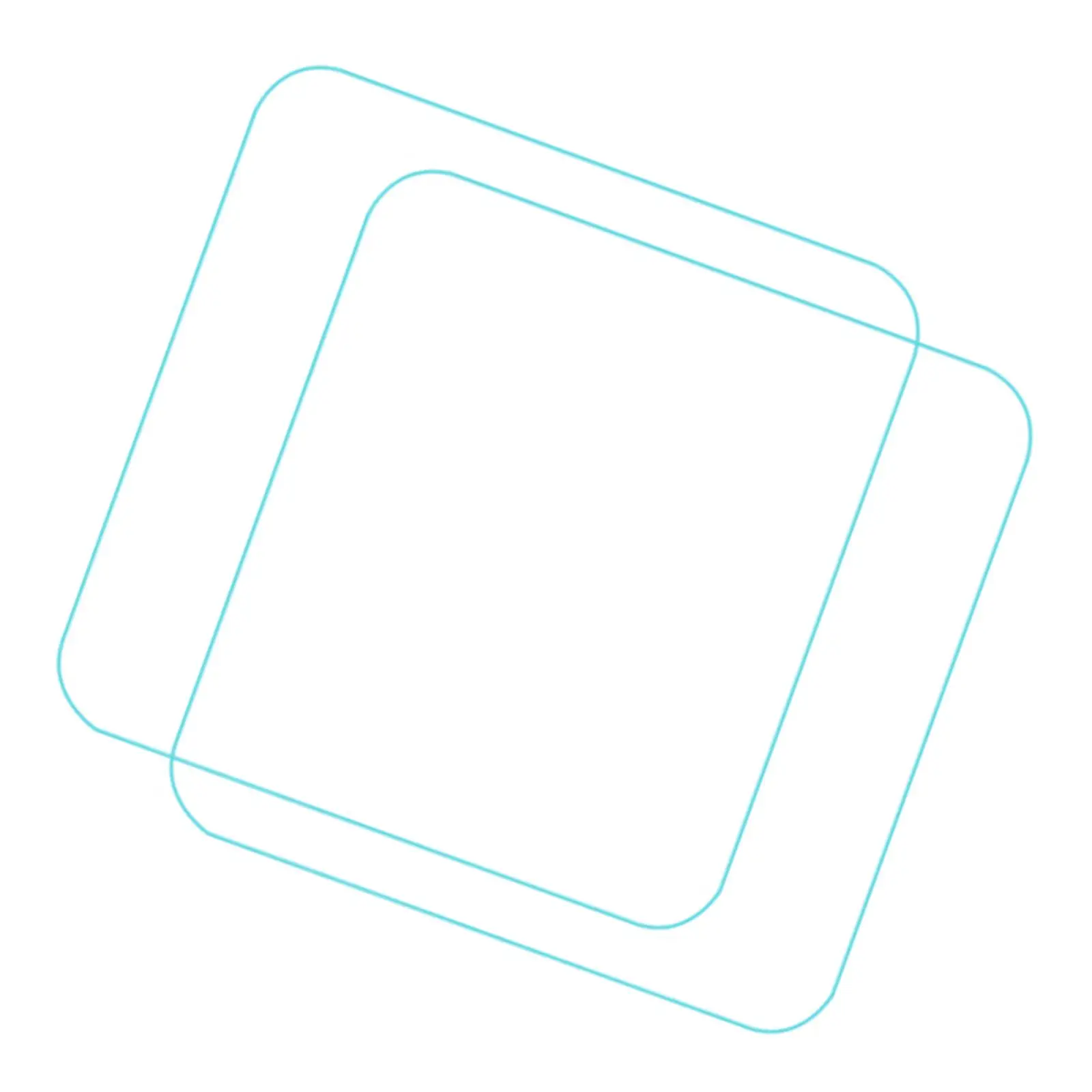 2 조각 강화 유리 필름 화면 보호 9H 경도 땀 방지 보호 버블 프리 투명 투명..