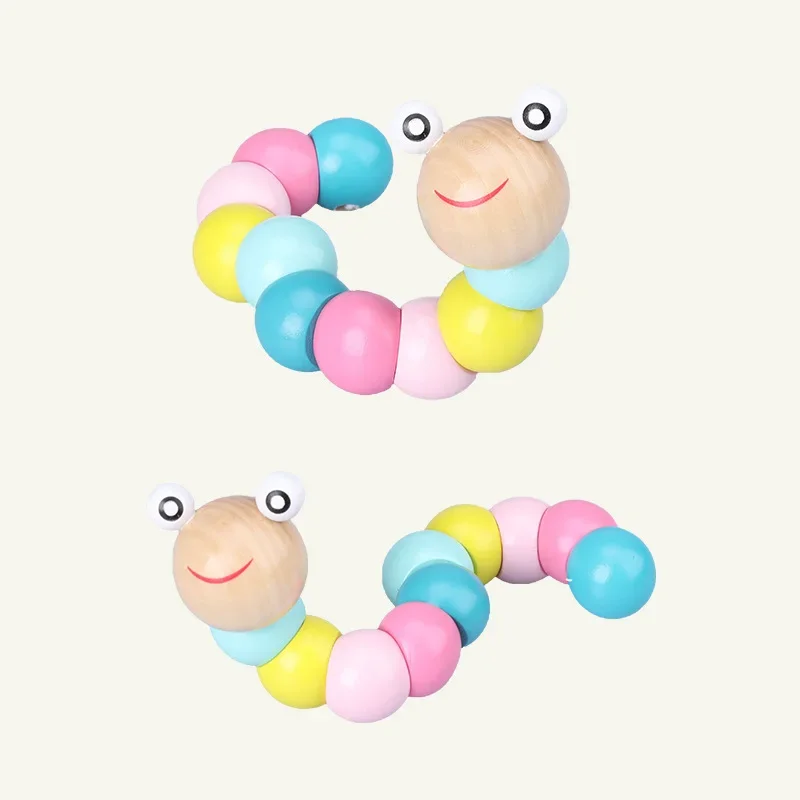Wooden Blocks Baby Educational Toy Montessori 3D Toys Childhood Learning Kids Colorful Wooden Blocks for Children Christmas Gift
