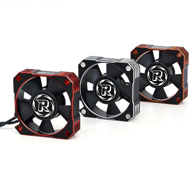 SURPASS Rocket 35mm Ventilador De Refrigeración De Aluminio 21000 RPM Cubierta De Metal Ventilador Rc Piezas Accesorios Para Coche Traxxas Rc