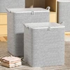 4PCS Household Large Capacity Clothes Storage Bag Dustproof Organizer Foldable Dustproof Bag House-Moving for Quilt Clothing Toy 2