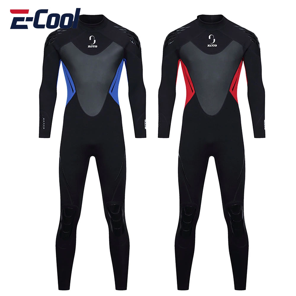 3MM Neoprene Wetsuit Men Scuba Diving Suit Spearfishing Swimwear