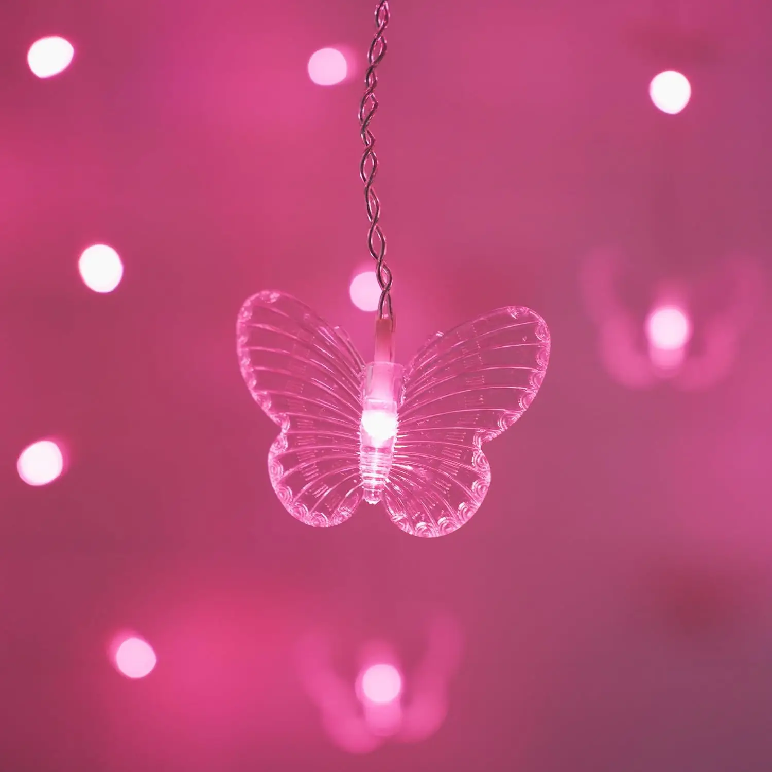 LED Butterfly String Light USB Powered Flashing Fairy Light With 8 Modes Suitable For Bedroom, Christmas, Wedding, Party, Dormit