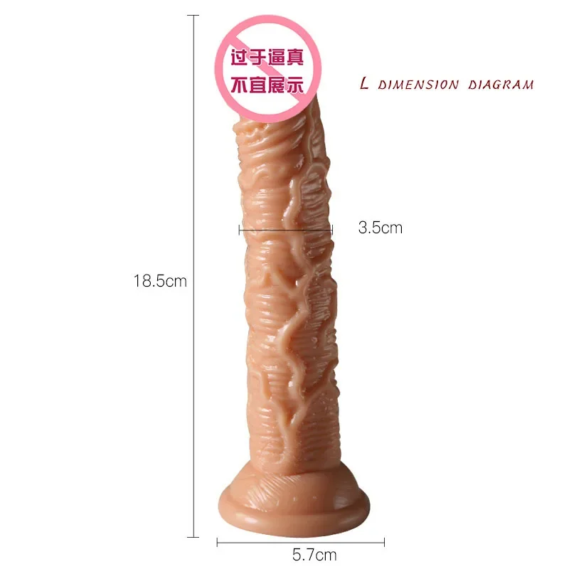 Sex Toys Realistic large jelly dildo female masturbation masturbation vagina clitoris and anus stimulation soft suction cup sex toy sex toys