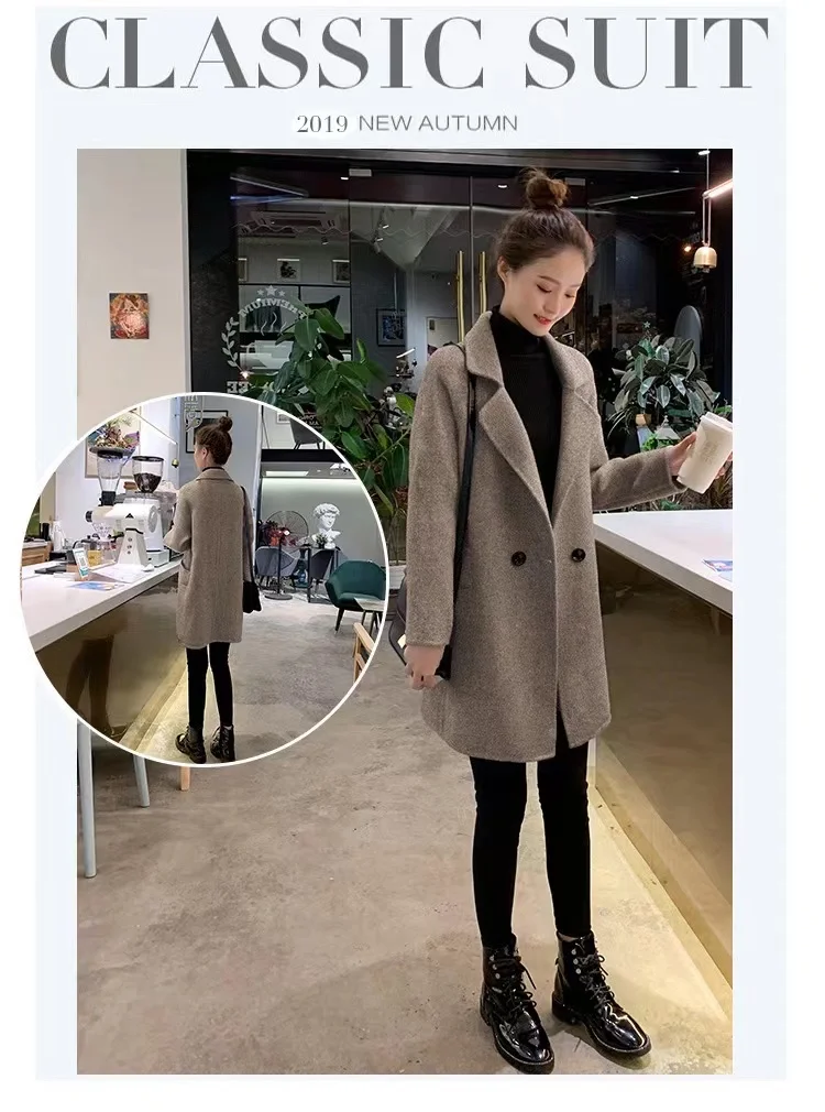 Women's fashion casual coat in autumn and winter