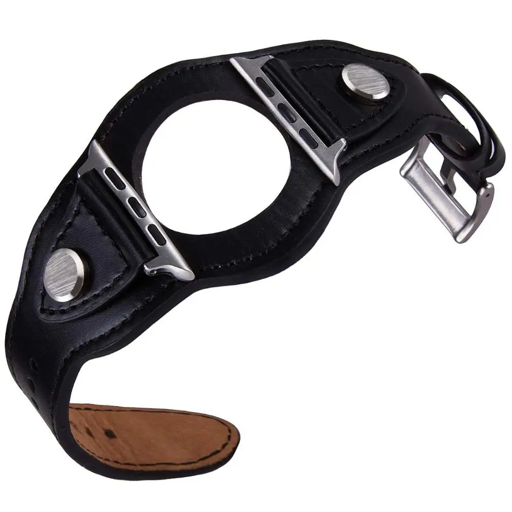 Leather strap for Apple watch band 49mm  45mm 44mm 42mm 40mm comfortable bracelet wristband for iwatch Ultra 8 7 6 5 4 3 SE belt