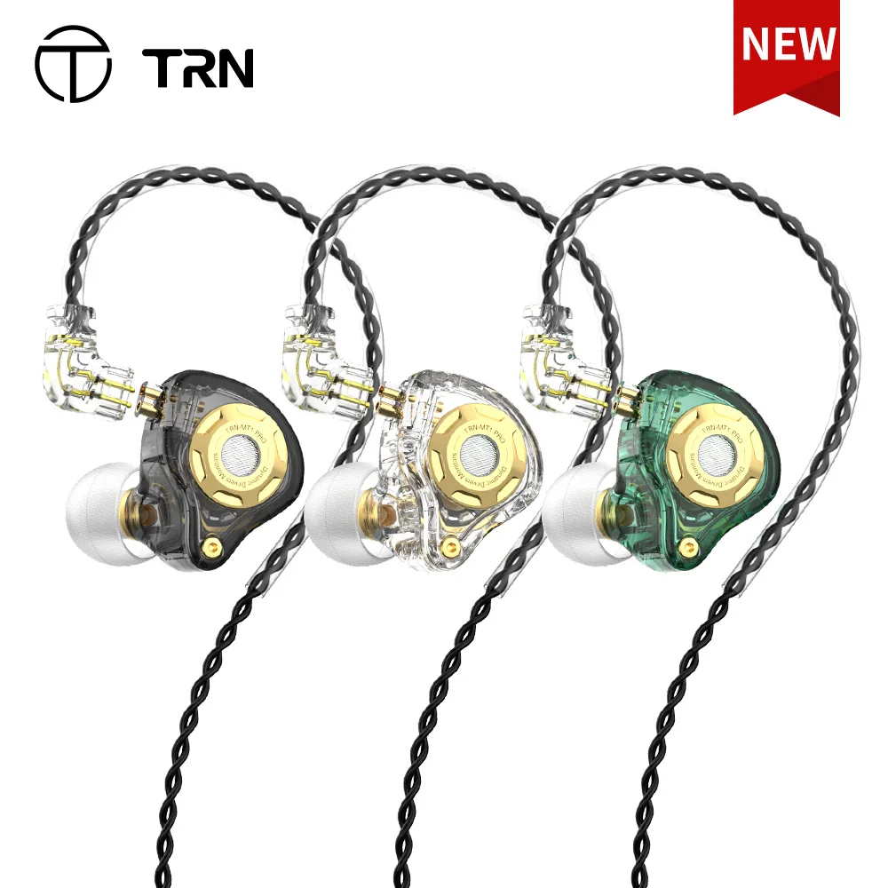 Динамические наушники TRN MT1 PRO HIFI музыкальные спортивные наушники-вкладыши