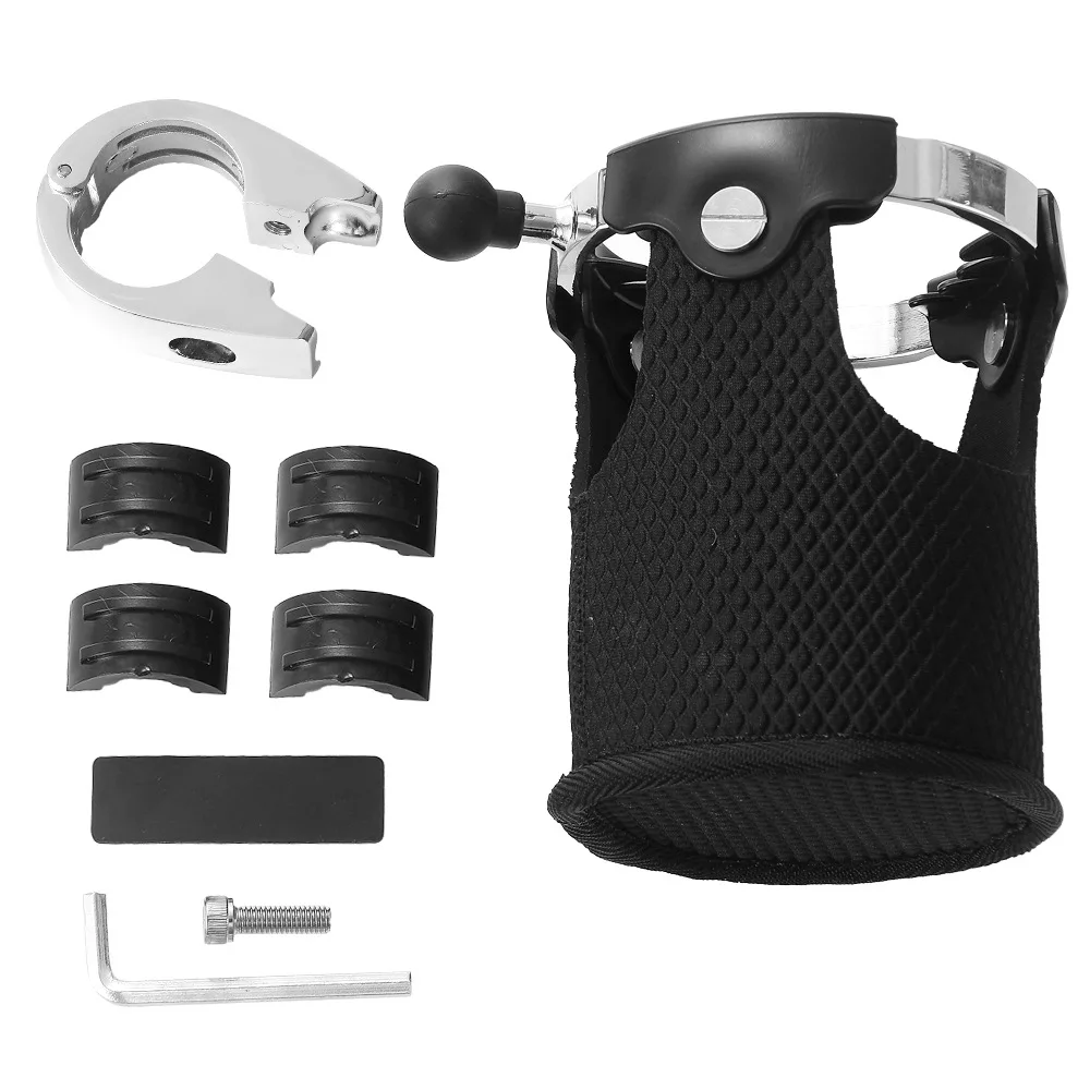 

Handlebar Cup Holder Motorcycle Bicycle Drink Quick Release Bike Accessories