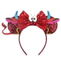 Classics Chic Monsters Inc Mouse Ears Headband  Minnie Cartoon Cosplay  Mouse Hairband Kid Festival Party Women Hair Accessories