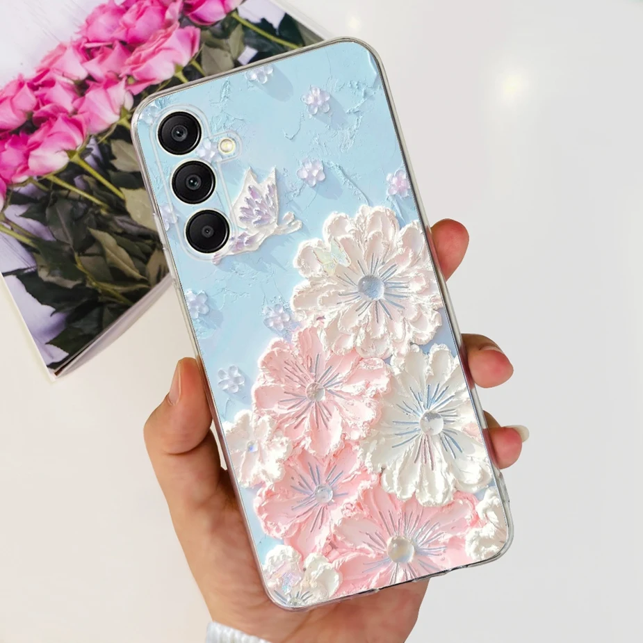 Luxury Painted Clear Silicone Case - Artistic Protective Cover