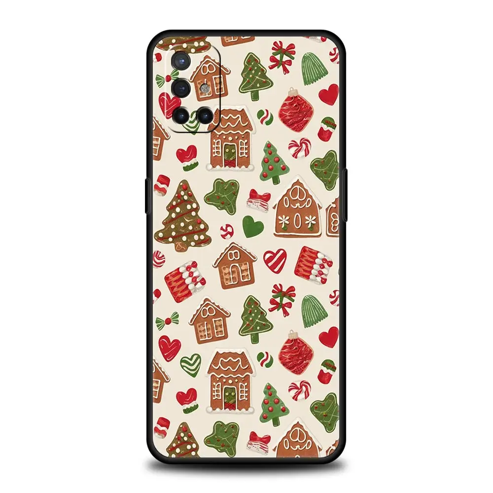 Whimsical Cartoon Christmas Phone Case - Festive Soft Cover Design