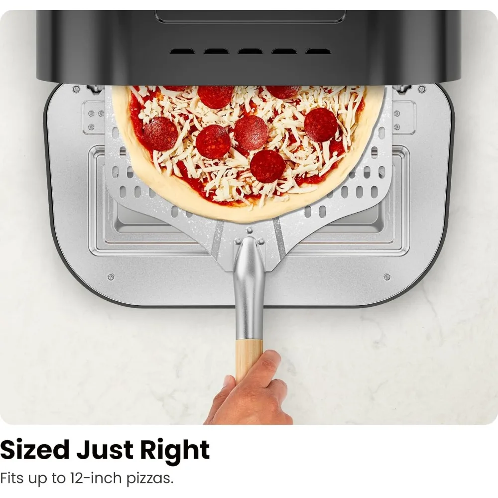Indoor Pizza Oven - Makes 12 Inch Pizzas in Minutes, Heats up to 800°F - Countertop Electric Pizza Maker with 5 Touchscreen 5