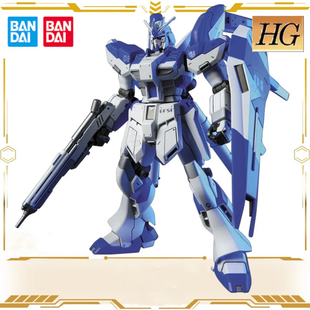 

Bandai Original Gundam Hg Hguc 095 Rx-93-V2 1/144 Hi-V Nu Boys Anime Assembling Model Toys Collection Garage Kit Decoration Gift