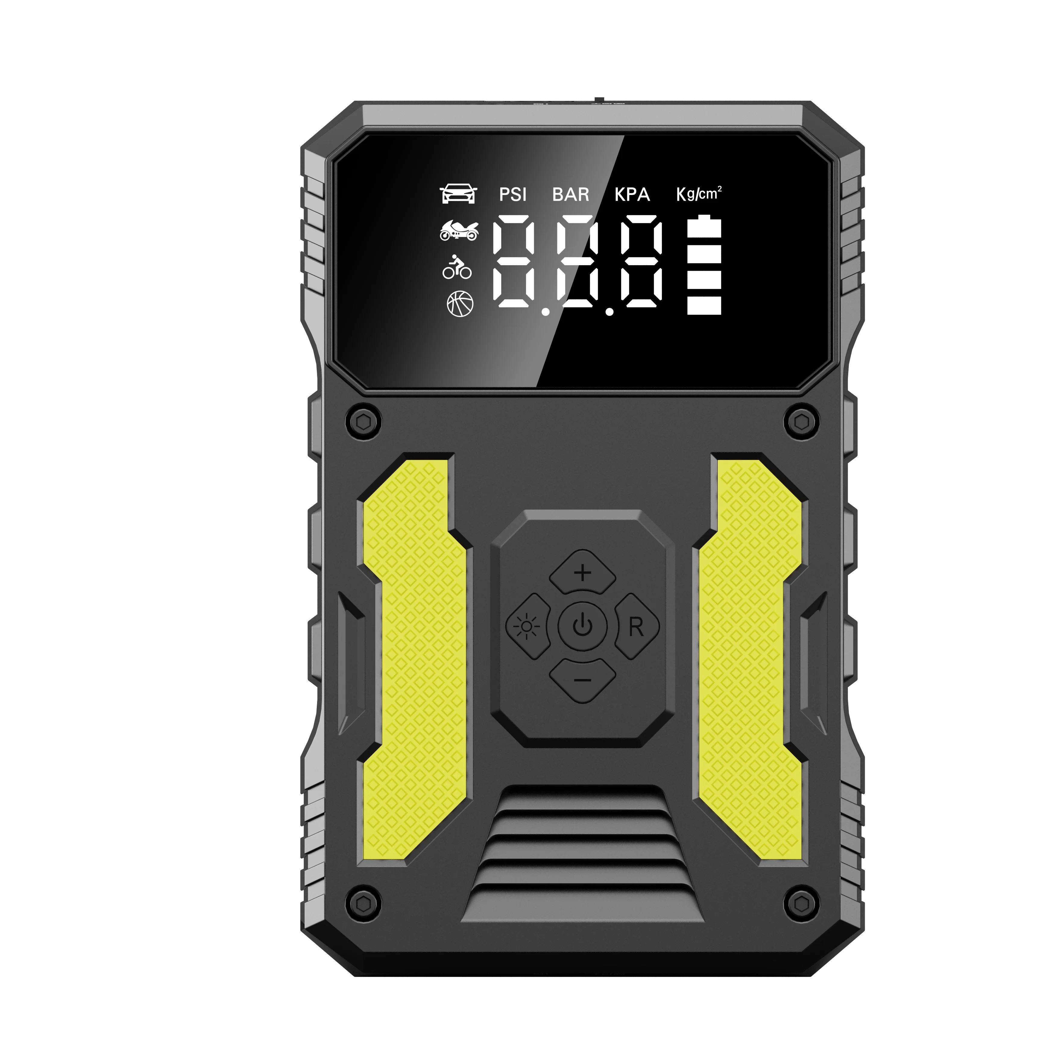 Portable 12V Multi-Function Jump Starter Power Bank 500A Peak 1000A LED Light Built-In Air Pump Car Truck Flashlight