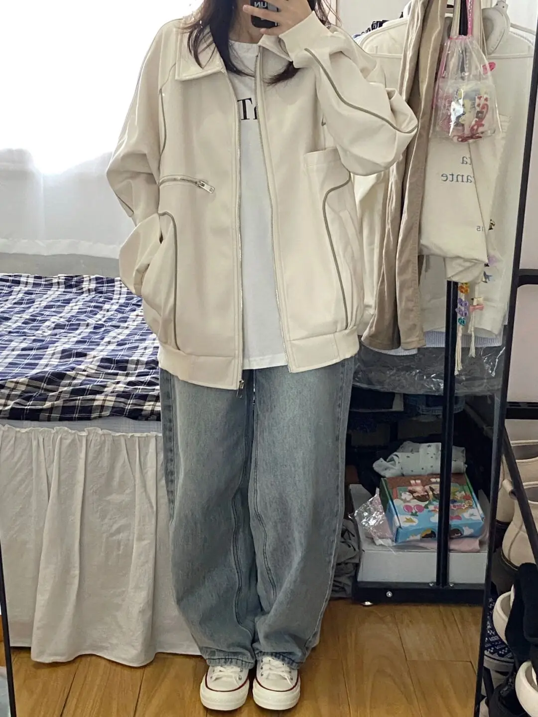 Рисунок 4 - Женская Асимметричная куртка из ПУ кожи