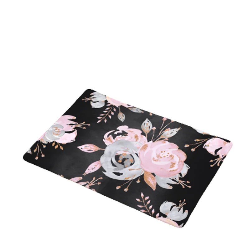 CAMMITEVER Retro Floral Carpet Bedroom Rug Decorative Stair Mats Home Decor Crafts Waterproof Door Mat | Дом и сад