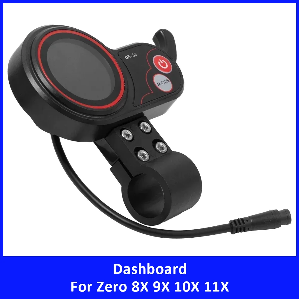 Enhanced Electric Scooter Dashboard with LCD Display and Thumb Throttle - 6-Pin Multipurpose Accessory for Various Voltage Ranges