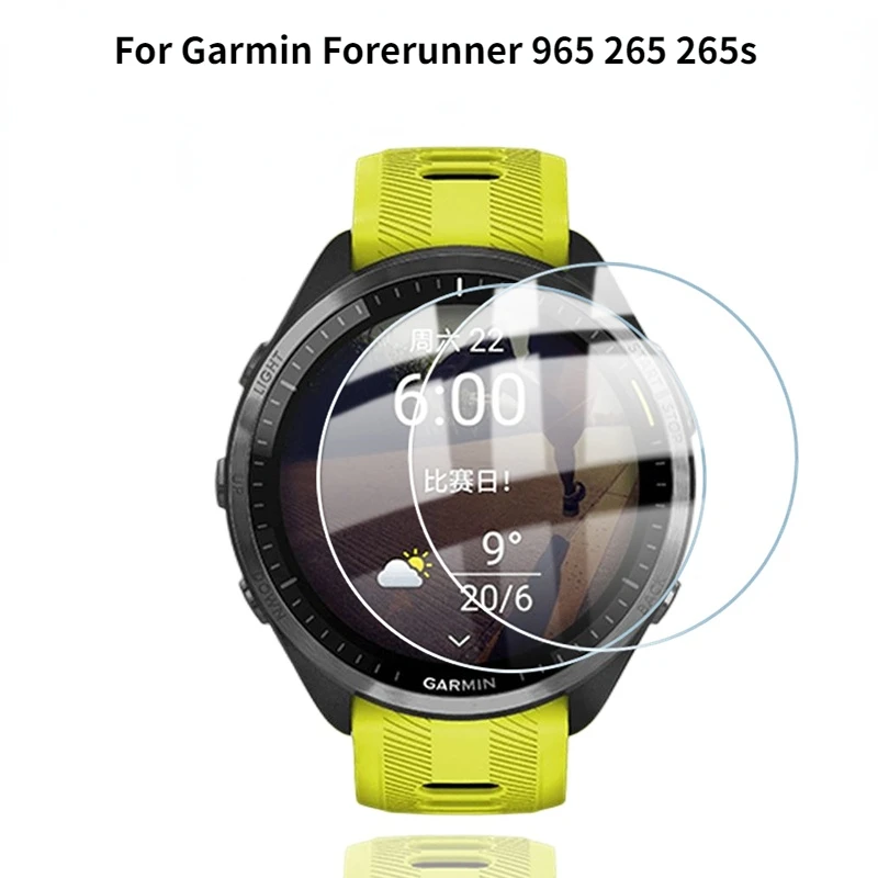 

2PCS Tempered Glass for Garmin Forerunner 965 265 265s Clear Screen Protector Film On Gar min Forerunner965 Protective Glass