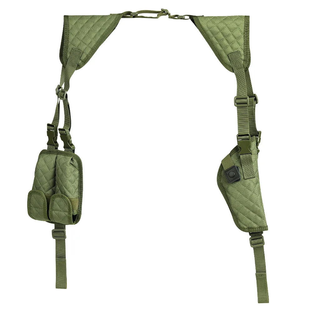 Tactical Concealed Holsters Hidden Double Magazine Gun Pouches Underarm Stealth Pistol Holster Shooting Hunting Accessories