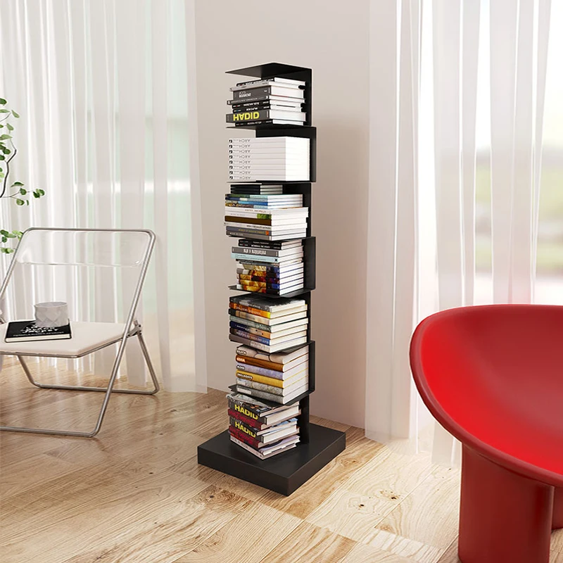 

Invisible Creative Three-Dimensional Children's Corner Bookshelf Floor Shelf Living Room Home Bookcase Installation-Free