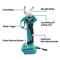Cordless Pruning Shears Rechargeable Electric Scissors Brushless Garden Pruner Electric Cutter for Makita 18V Battery 2