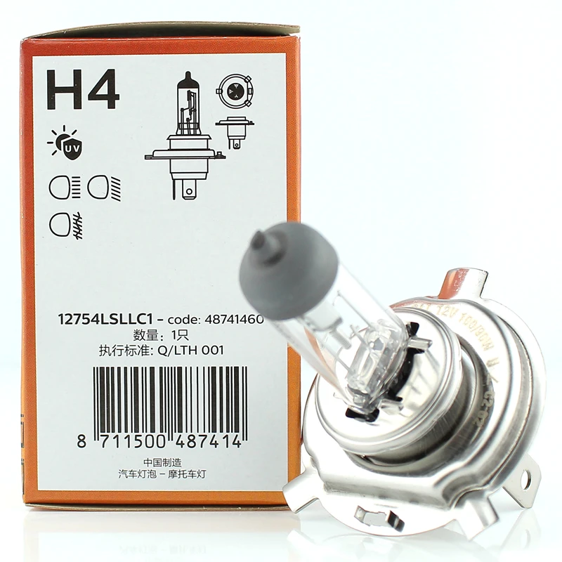 필립스 랠리비전 H4 9003 12V 100/90W P43t 오프로드 브라이트 라이트 자동차 할로겐 헤드라이트  자동차 하이/로우 빔 12754LSLLC1