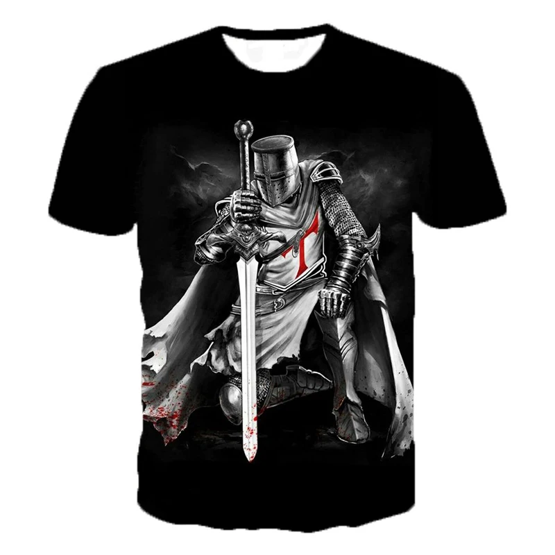 Knights Templar Shirts Men Templar Knights Shirt 3d Knight Templar