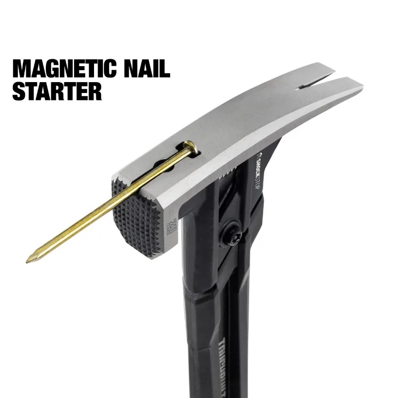 ToughBuilt TB-H1-1SBR-S20X TB-H1-1SBR-S24X 20 OZ/24 OZ.. ShockStop Steel Rip Hammer Milled Face Hand Tools Accessories 3