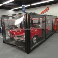 Free air shipping Outdoor Portable airtight Inflatable Carport PVC Inflatable Garage Car Cover Dust Proof Clear Parking Tent 1