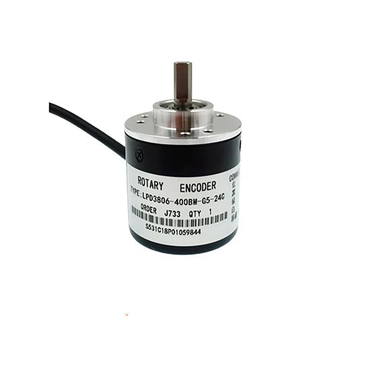 

Free Freight Of Npn Pulse 6mm Axis Ab Phase Incremental Photoelectric Rotary Encoder LPD3806-400BM-G5-24C