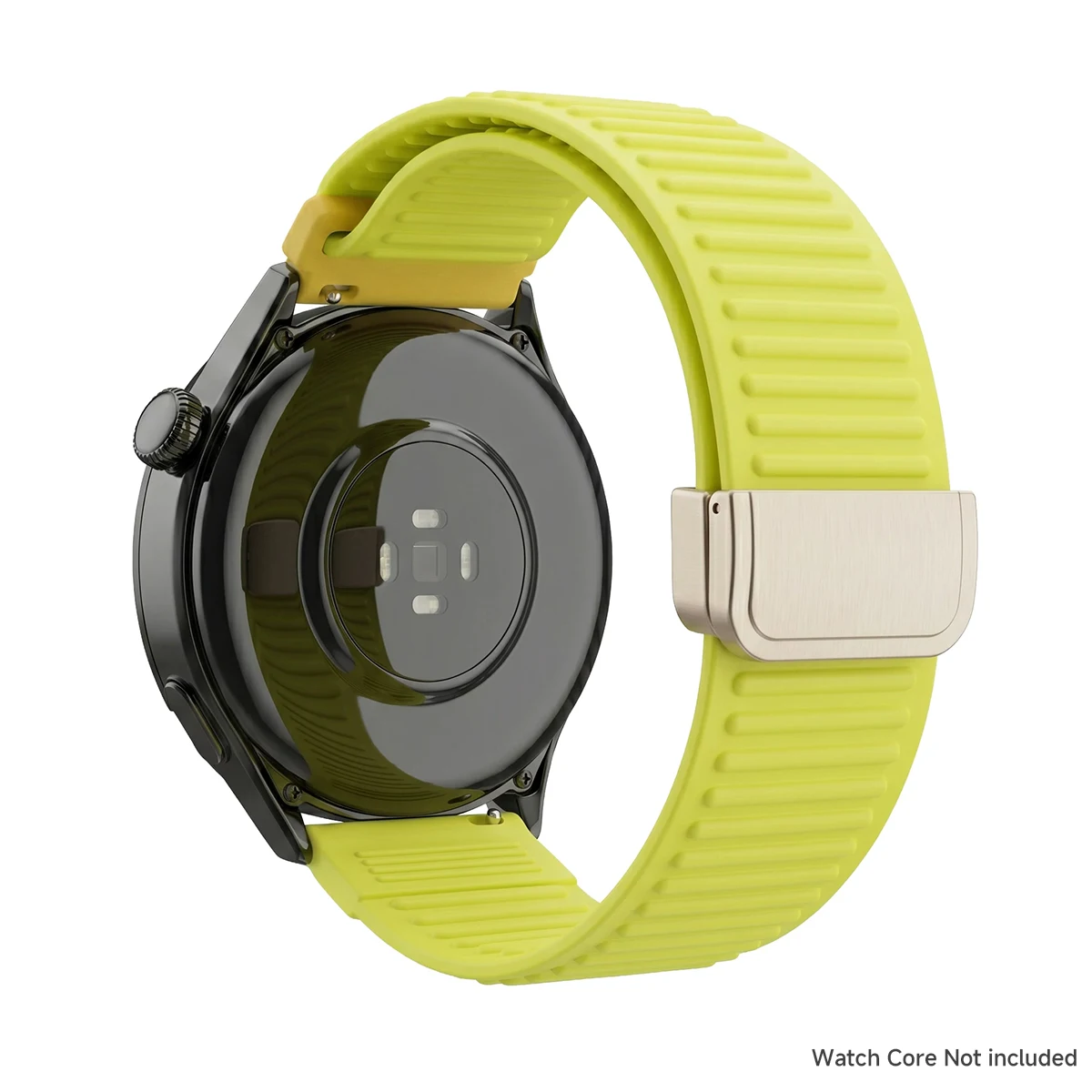 Silicone Magnetic Band – Versatile 20mm 22mm Loop Strap Bracelet