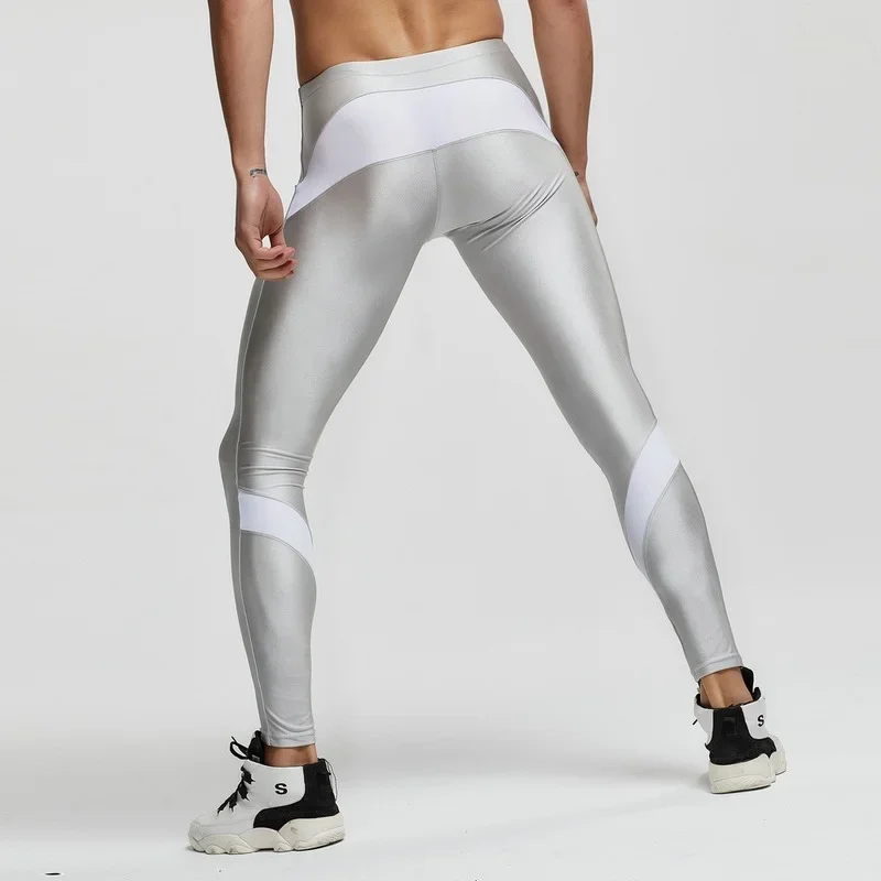 Sports Leggings Men's Compression Running Tights Quick Dry Workout Gym Basic Layer Pants